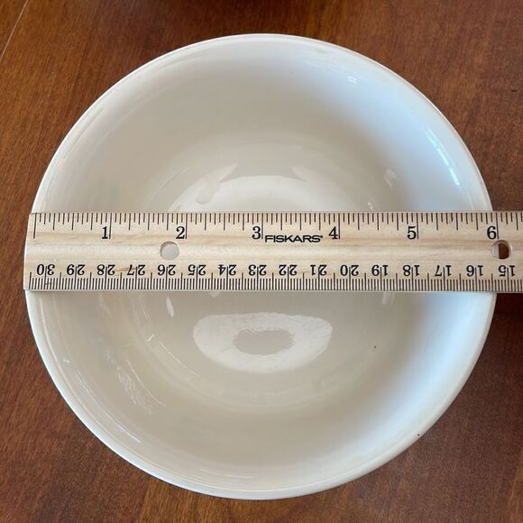 Set of 2 Corelle Beige Geometric Tribal 6" Soup Bowls - Picture 4 of 4